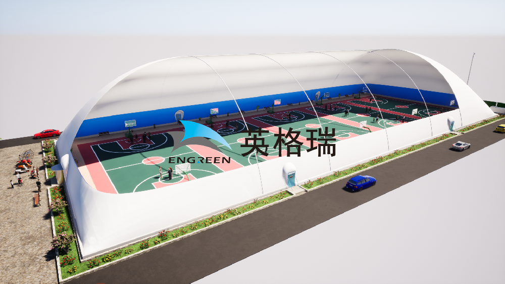 投資建造一個氣膜體育館的造價是多少？