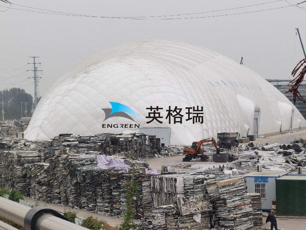 快速搭建、節(jié)能環(huán)保的物流解決方案丨氣膜倉庫